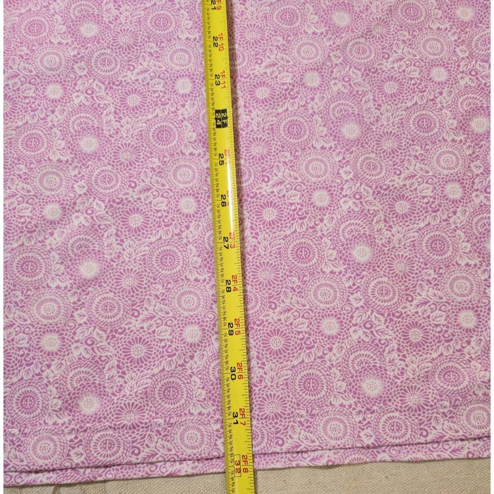 Donald Ross Sportswear Pink Patterned Polo Shirt Large View 6